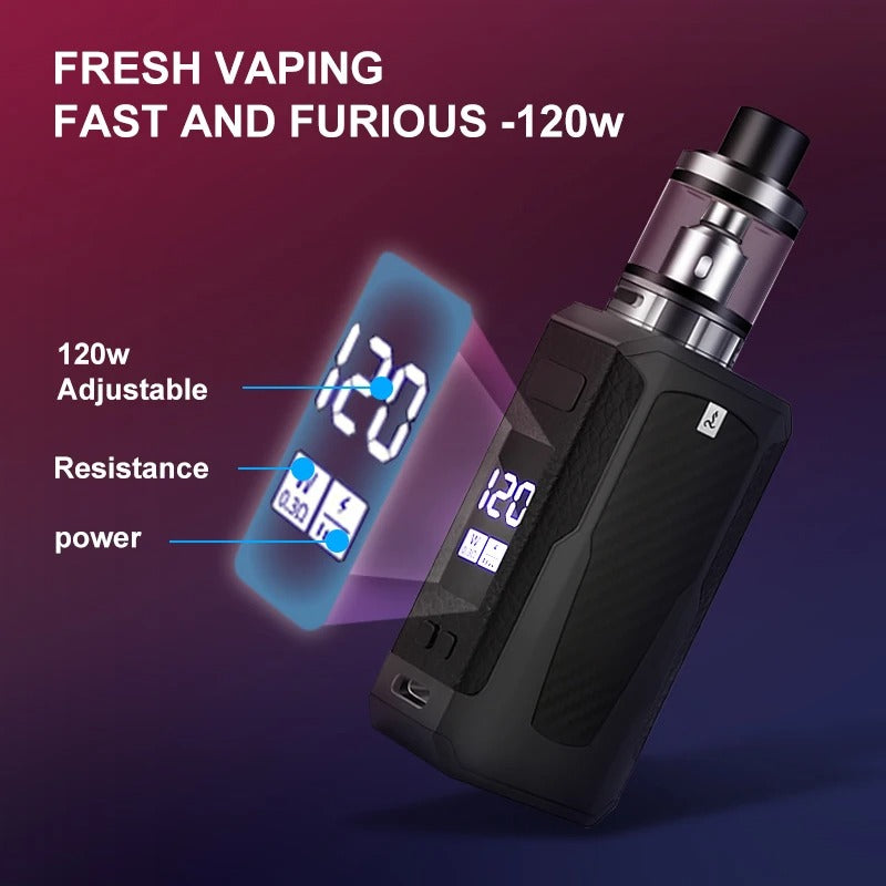 Powerful 120W Vape Pen Kit With OLED Display